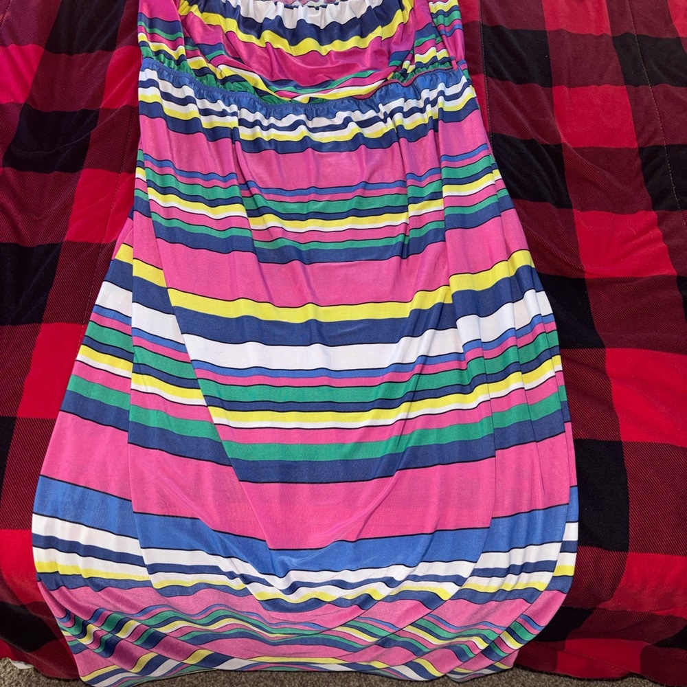 Vibrant Striped Dress